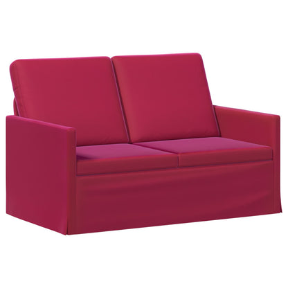 Sofa Set 2 pcs Wine Red Velvet