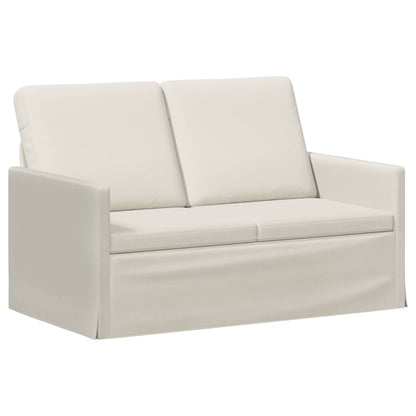Sofa Set 2 pcs Cream Velvet