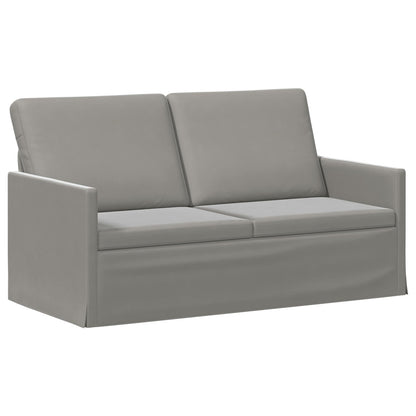 Sofa Set 2 pcs Light Grey Velvet