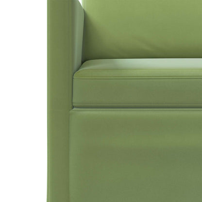 Sofa Set 2 pcs Light Green Velvet