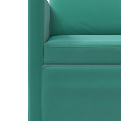Sofa Set 2 pcs Turquoise Velvet