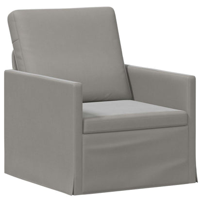 Sofa Set 2 pcs Light Grey Velvet