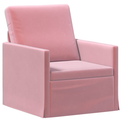 Sofa Set 2 pcs Pink Velvet