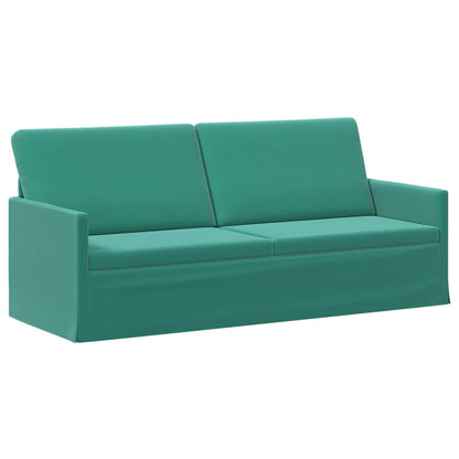 Sofa Set 2 pcs Turquoise Velvet