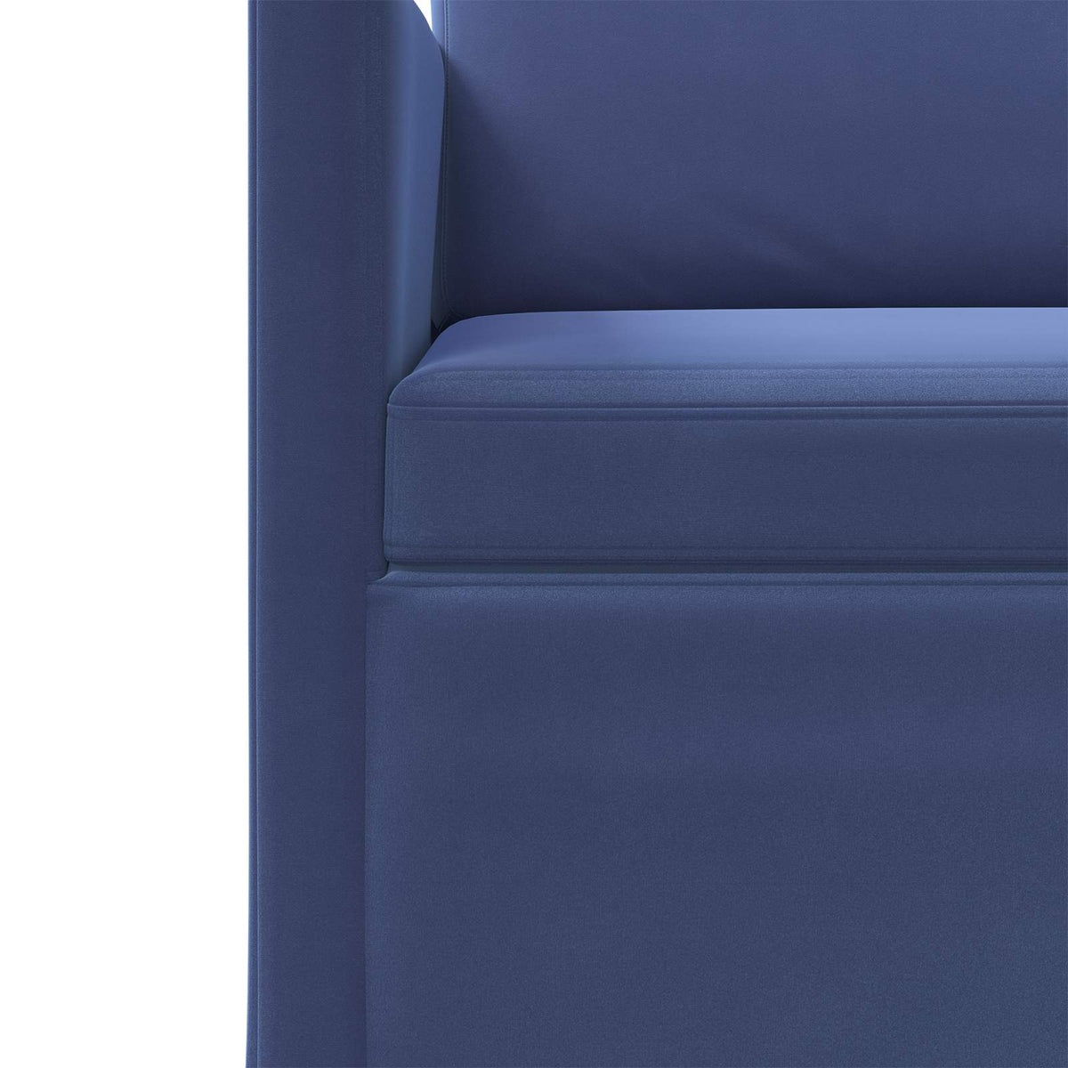 Sofa Set 2 pcs Police Blue Velvet