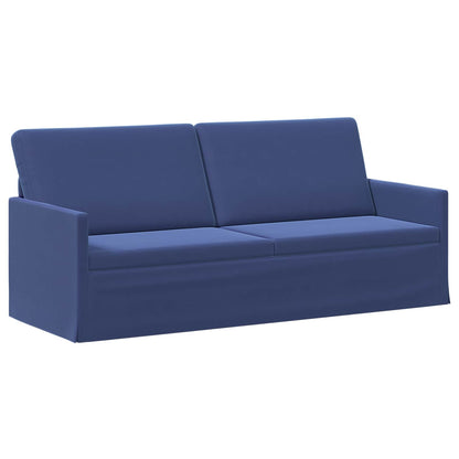 Sofa Set 2 pcs Police Blue Velvet