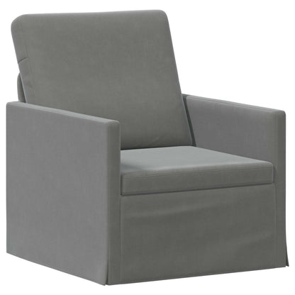 Sofa Set 2 pcs Dark Grey Velvet