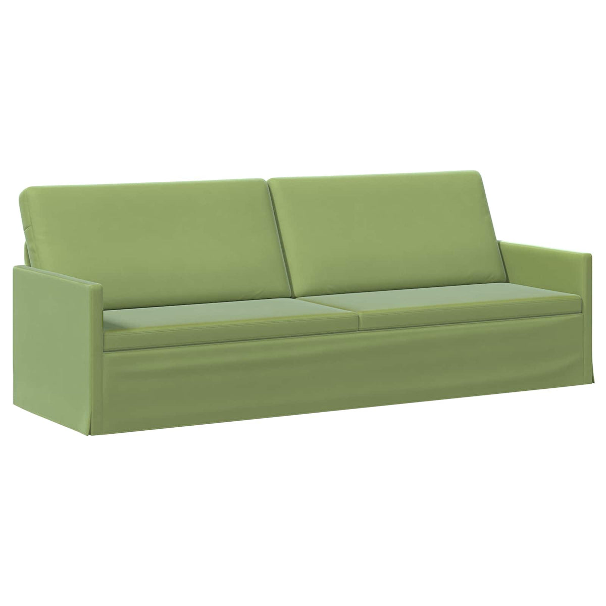 Sofa Set 2 pcs Light Green Velvet