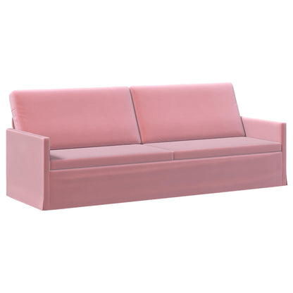 Sofa Set 2 pcs Pink Velvet