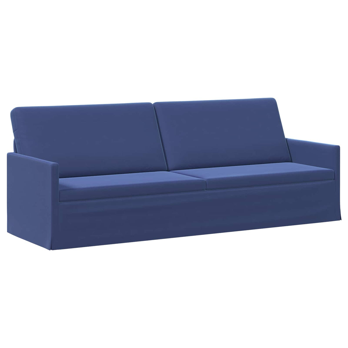 Sofa Set 2 pcs Police Blue Velvet