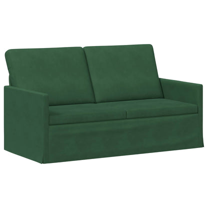 Sofa Set 2 pcs Jungle Green Corduroy Fabric