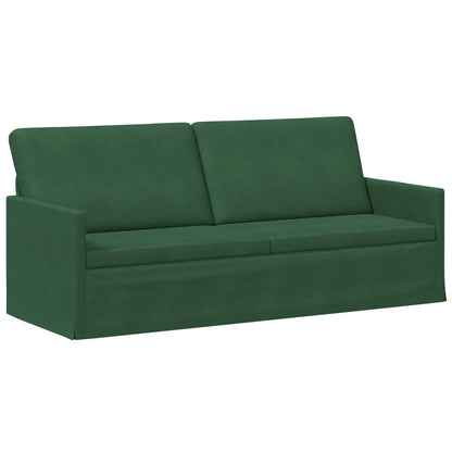 Sofa Set 2 pcs Jungle Green Corduroy Fabric