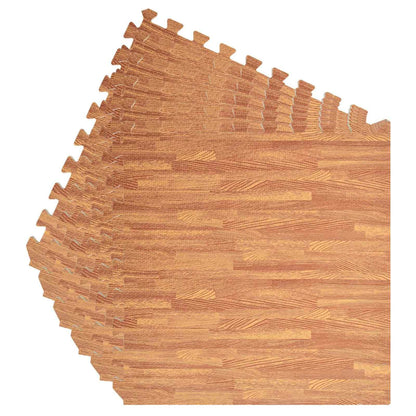 Pool Ground Mat 6 pcs Wood 4.32 ㎡ EVA Foam