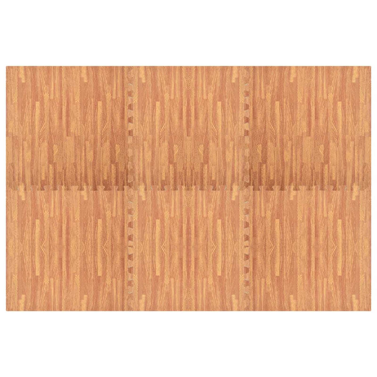 Pool Ground Mat 6 pcs Wood 4.32 ㎡ EVA Foam