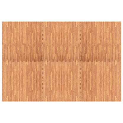 Pool Ground Mat 6 pcs Wood 4.32 ㎡ EVA Foam