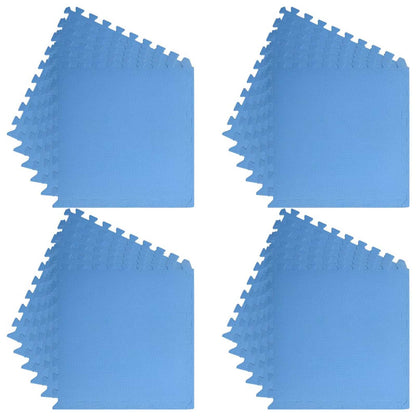 Pool Ground Mat 24 pcs Blue 8.64 ㎡ EVA Foam