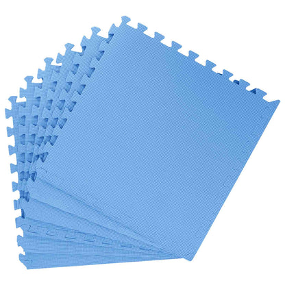 Pool Ground Mat 50 pcs Blue 18 m² EVA Foam