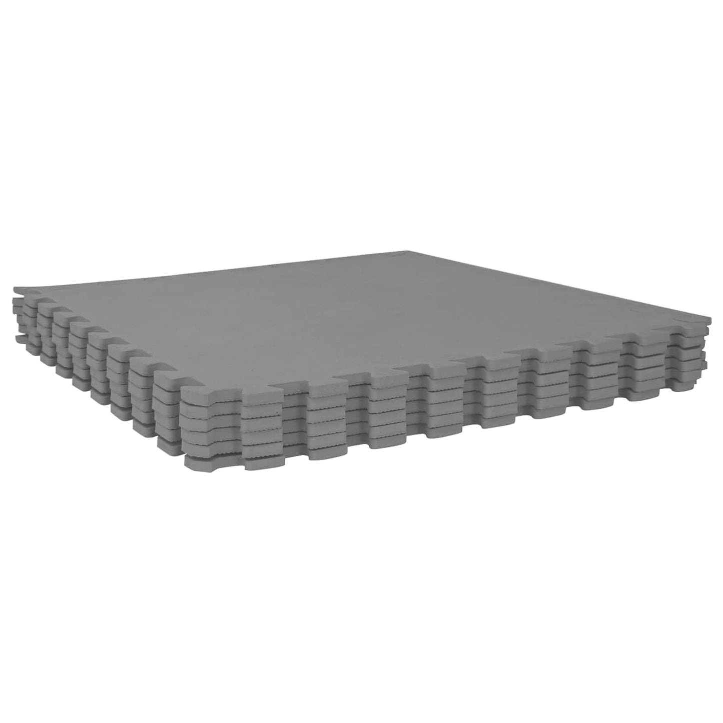 Pool Ground Mat 12 pcs Grey 4.32 m² EVA Foam