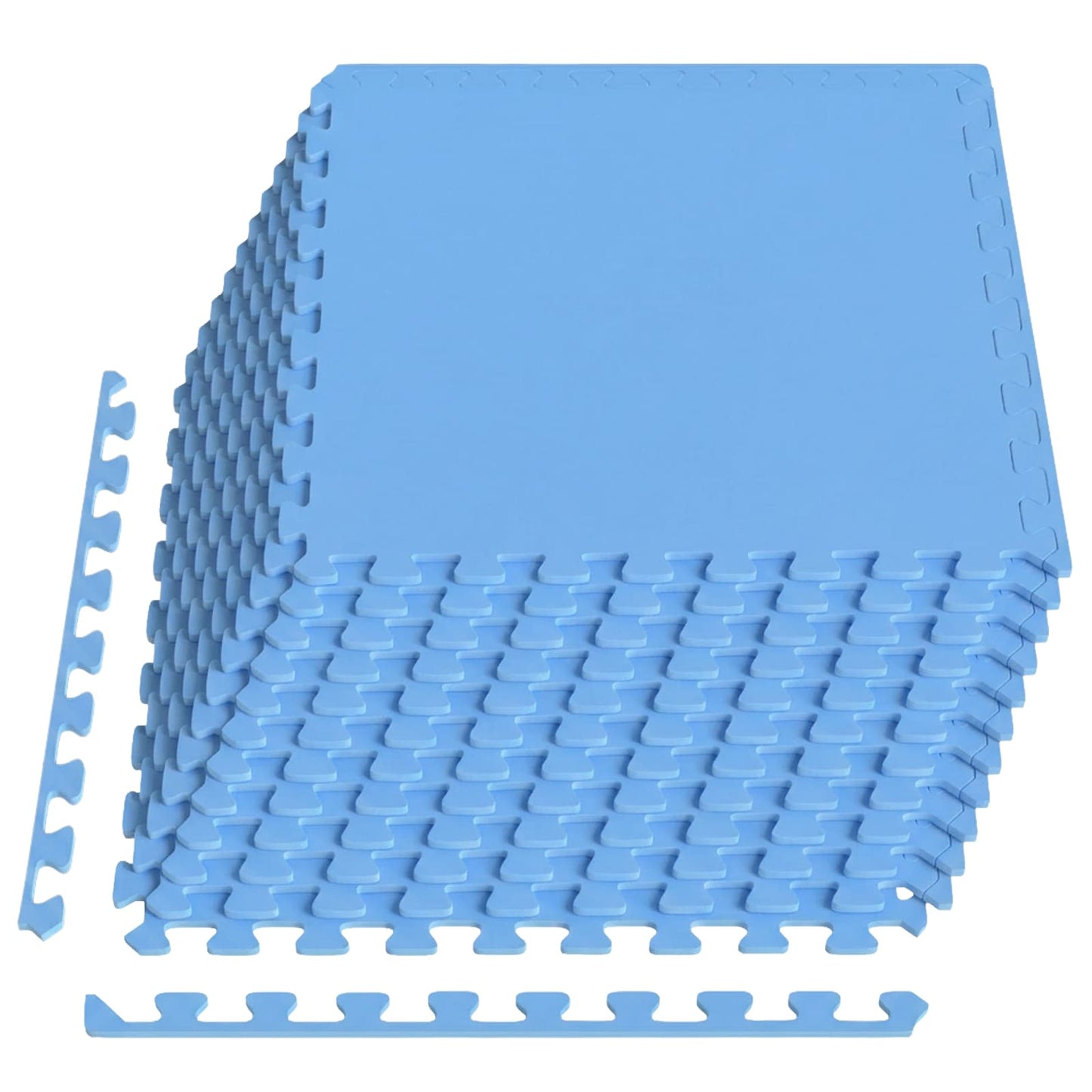 Pool Ground Mat 12 pcs Blue 4.32 m² EVA Foam