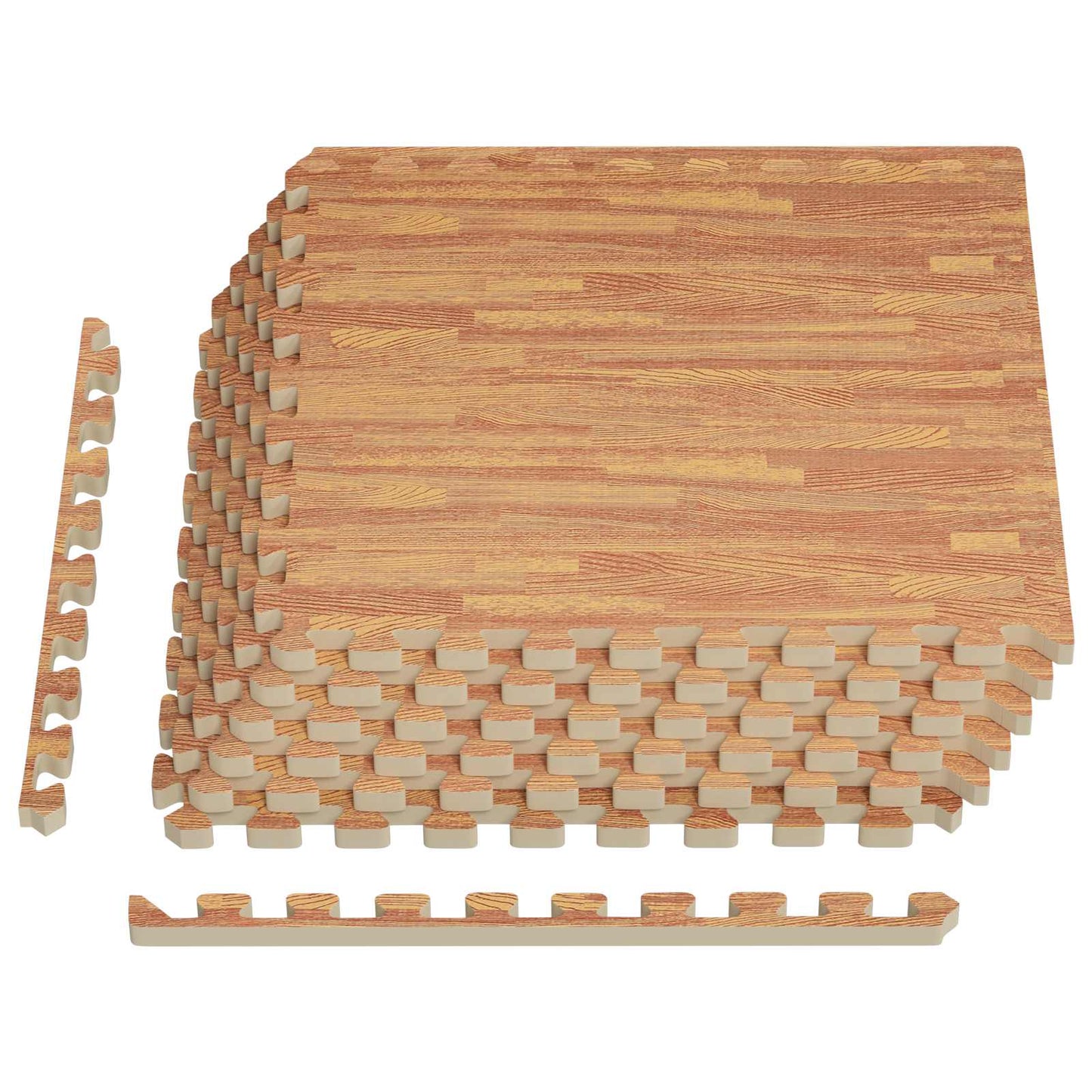 Pool Ground Mat 6 pcs Wood 2.16 m² EVA Foam
