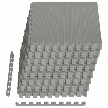 Pool Ground Mat 24 pcs Grey 8.64 m² EVA Foam