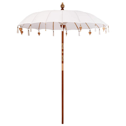 Balinese Parasol with Base Round 190 x 190 x 295 cm