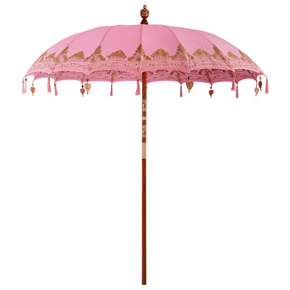 Balinese Parasol with Base 2 pcs Pink