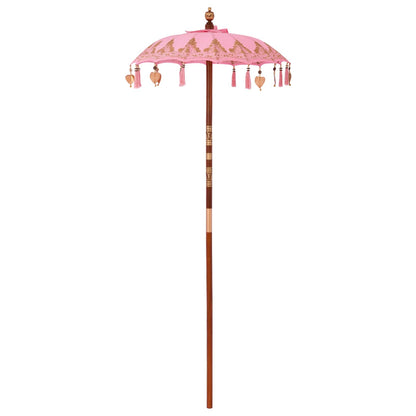 Balinese Parasol with Base 2 pcs Pink