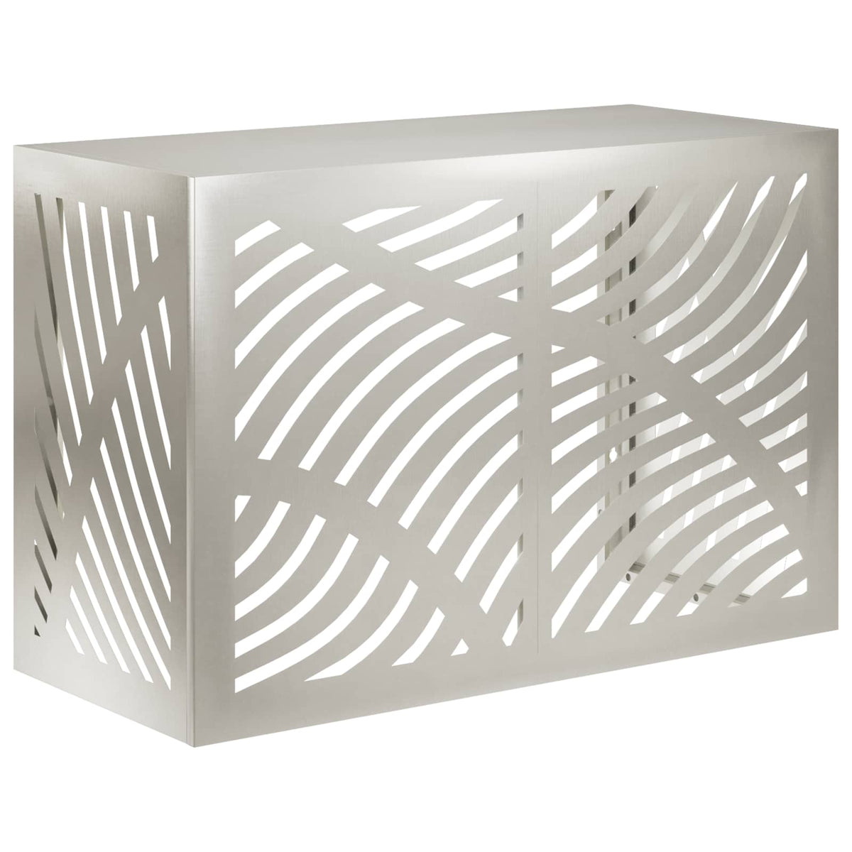 Air Conditioner Cover Silver 90 x 40 x 60 cm Stainless Steel