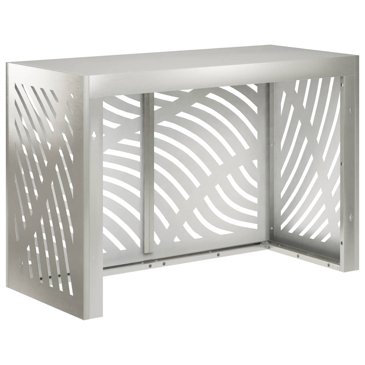Air Conditioner Cover Silver 90 x 40 x 60 cm Stainless Steel