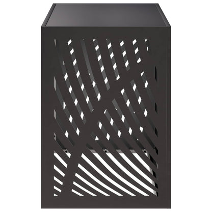 Air Conditioner Cover Black 100 x 50 x 70 cm Steel