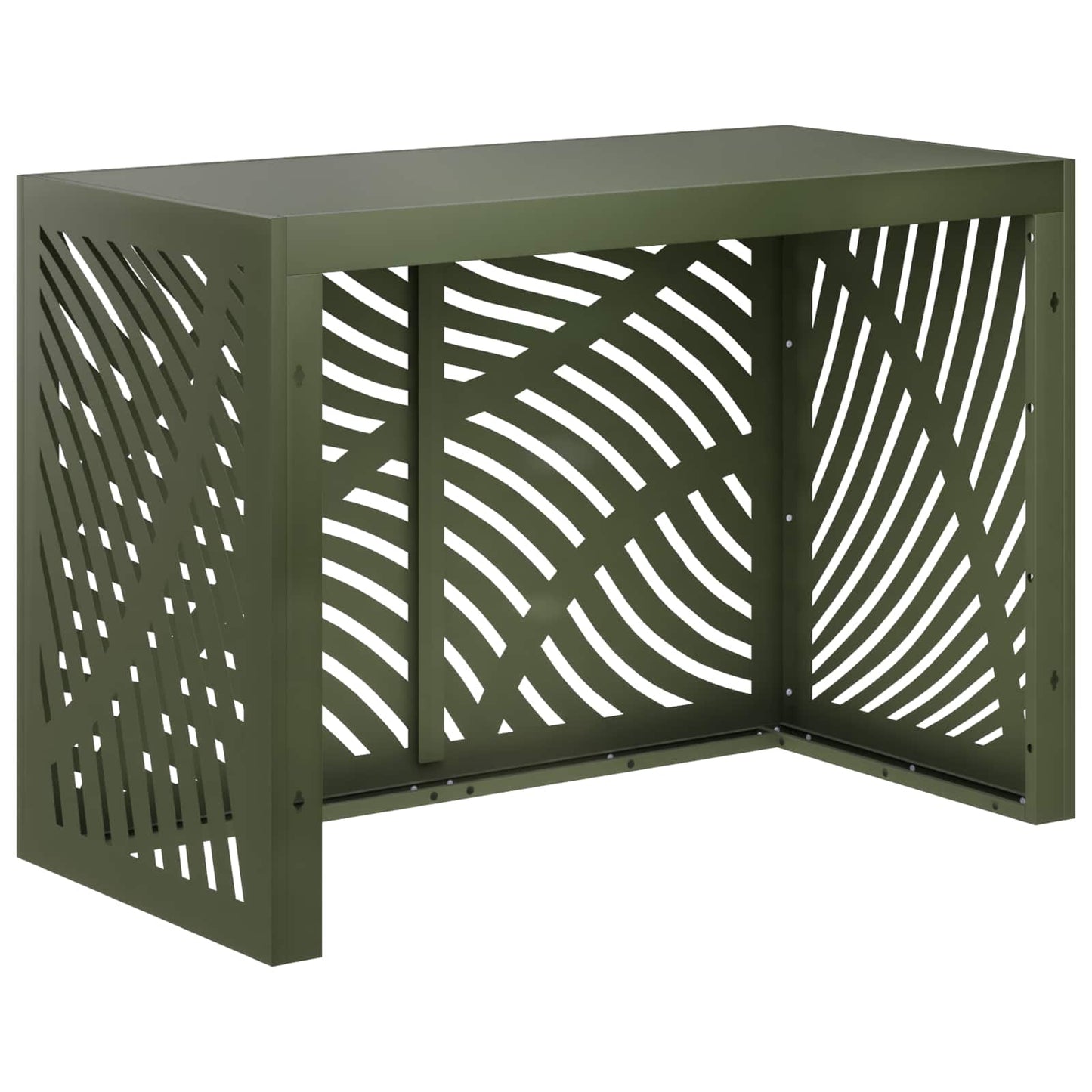 Air Conditioner Cover Olive Green 100 x 50 x 70 cm Steel