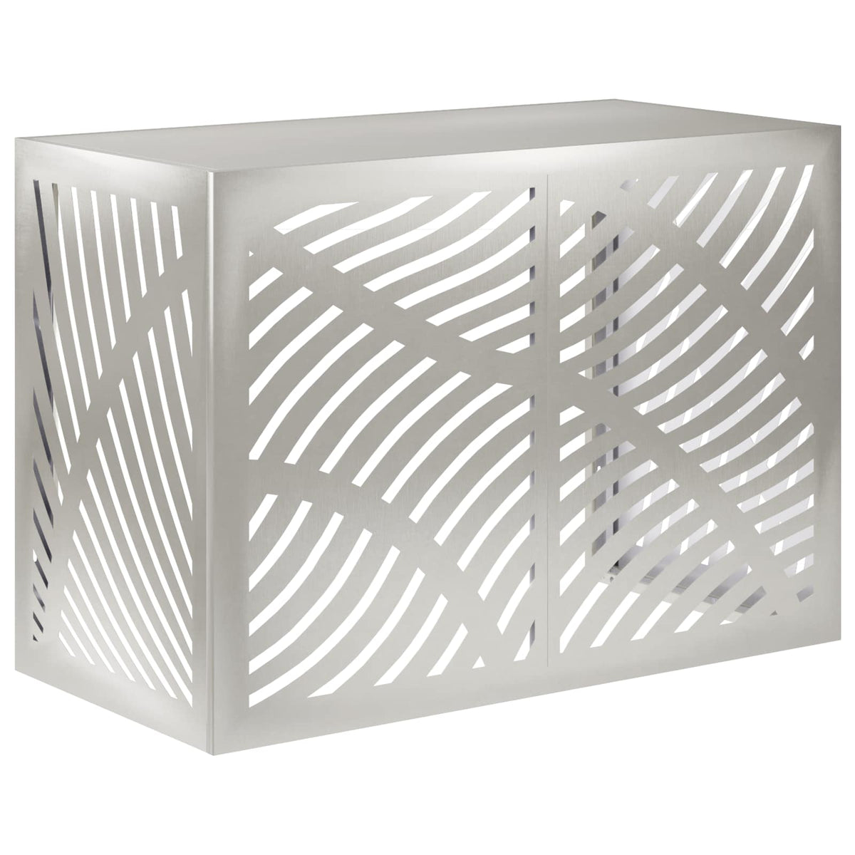 Air Conditioner Cover Silver 100 x 50 x 70 cm Stainless Steel