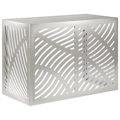 Air Conditioner Cover Silver 100 x 50 x 70 cm Stainless Steel