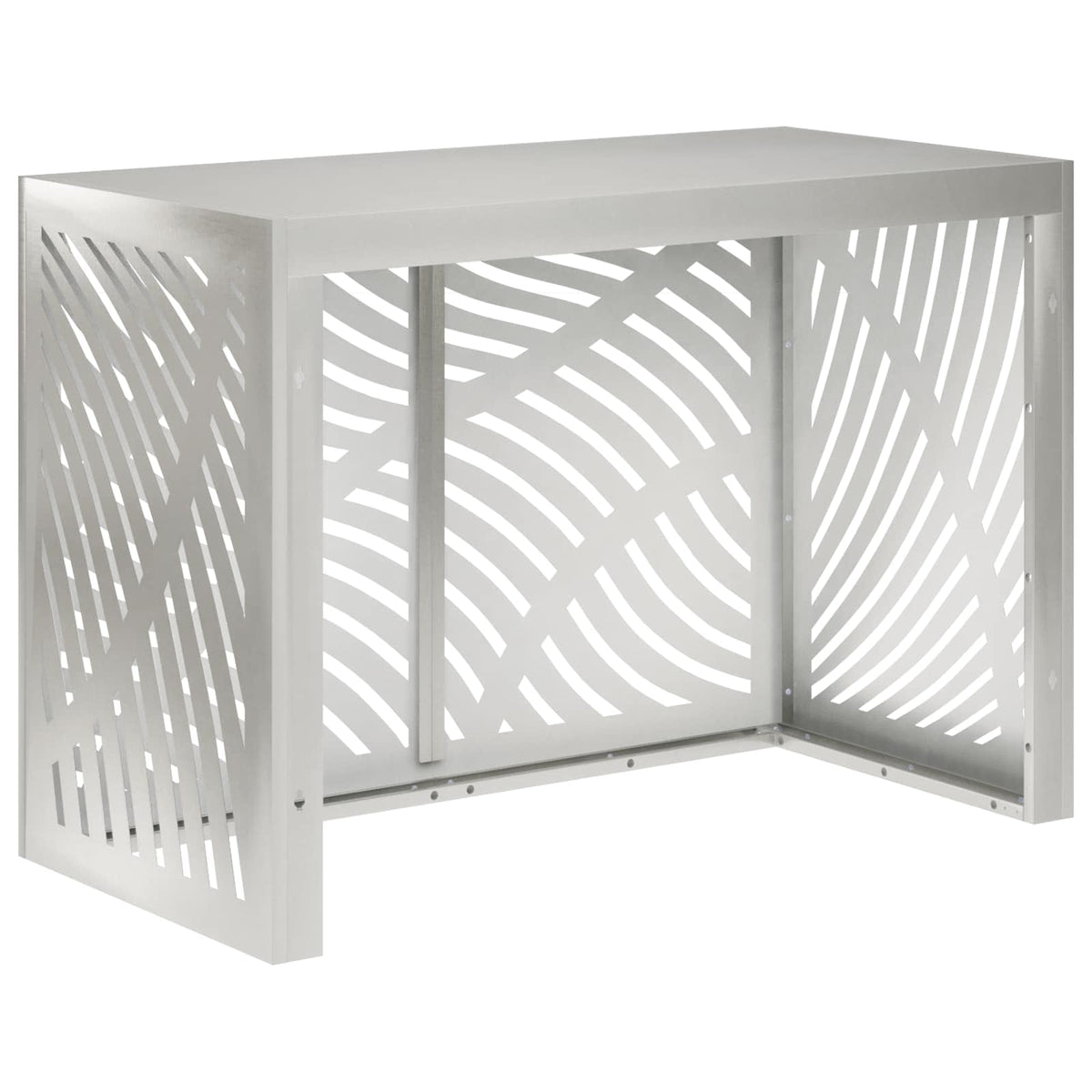 Air Conditioner Cover Silver 100 x 50 x 70 cm Stainless Steel
