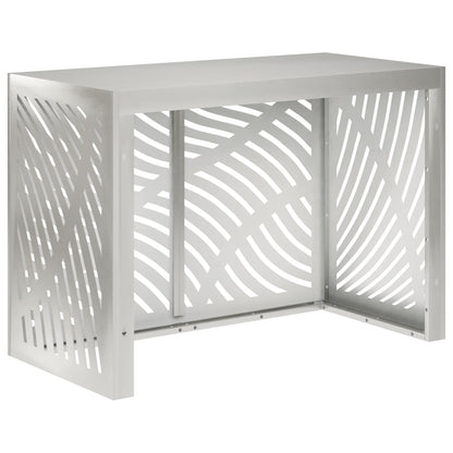 Air Conditioner Cover Silver 100 x 50 x 70 cm Stainless Steel