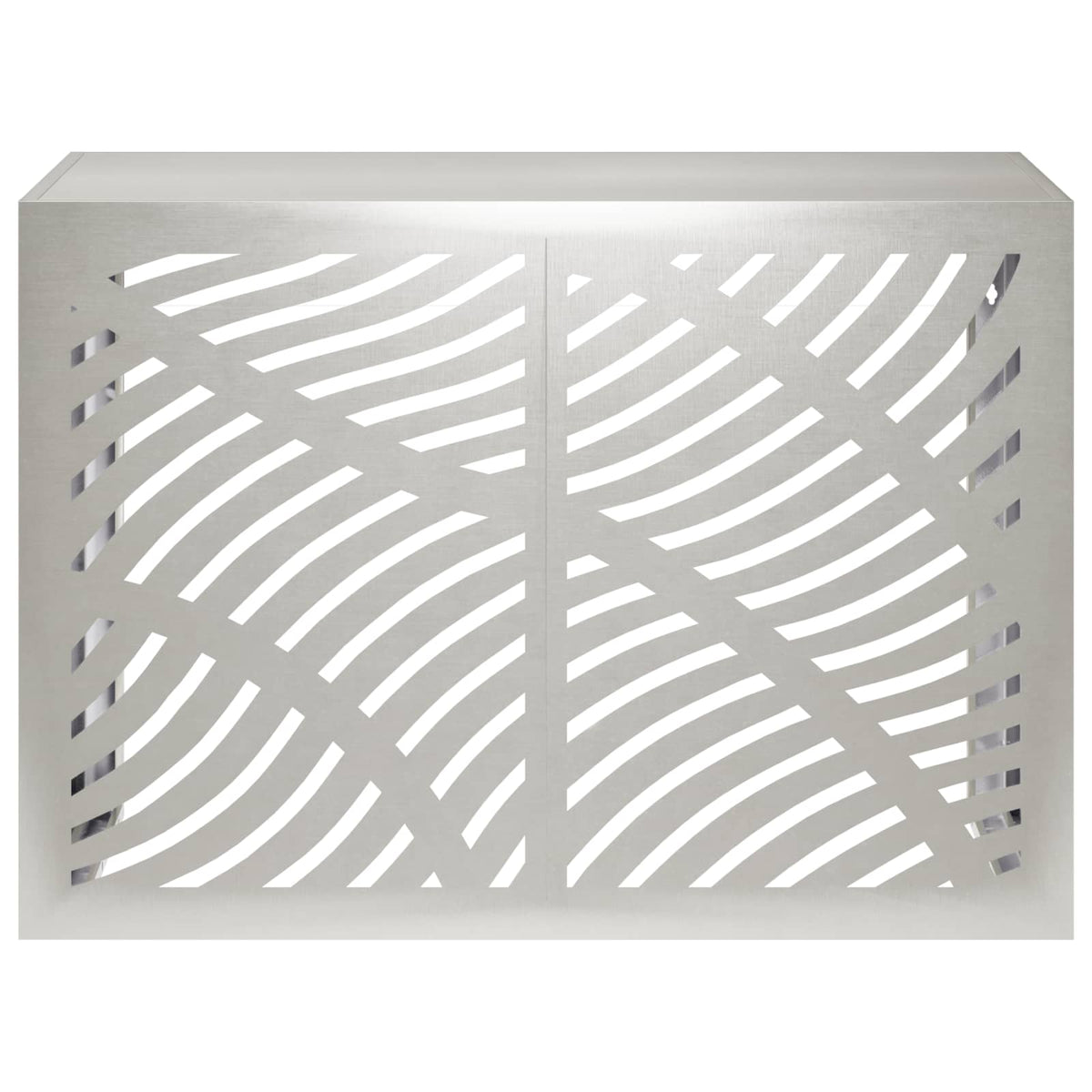 Air Conditioner Cover Silver 100 x 50 x 70 cm Stainless Steel