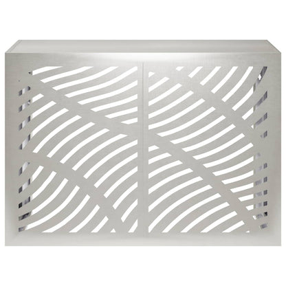 Air Conditioner Cover Silver 100 x 50 x 70 cm Stainless Steel
