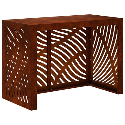 Air Conditioner Cover Rusty 100 x 50 x 70 cm Weathering Steel