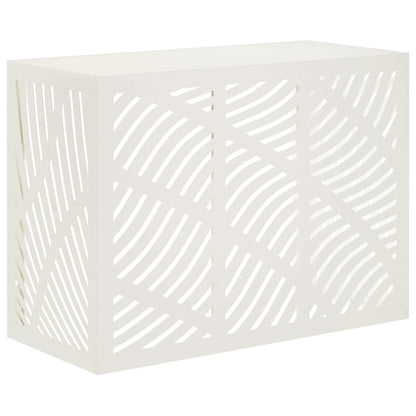 Air Conditioner Cover White 110 x 50 x 80 cm Steel