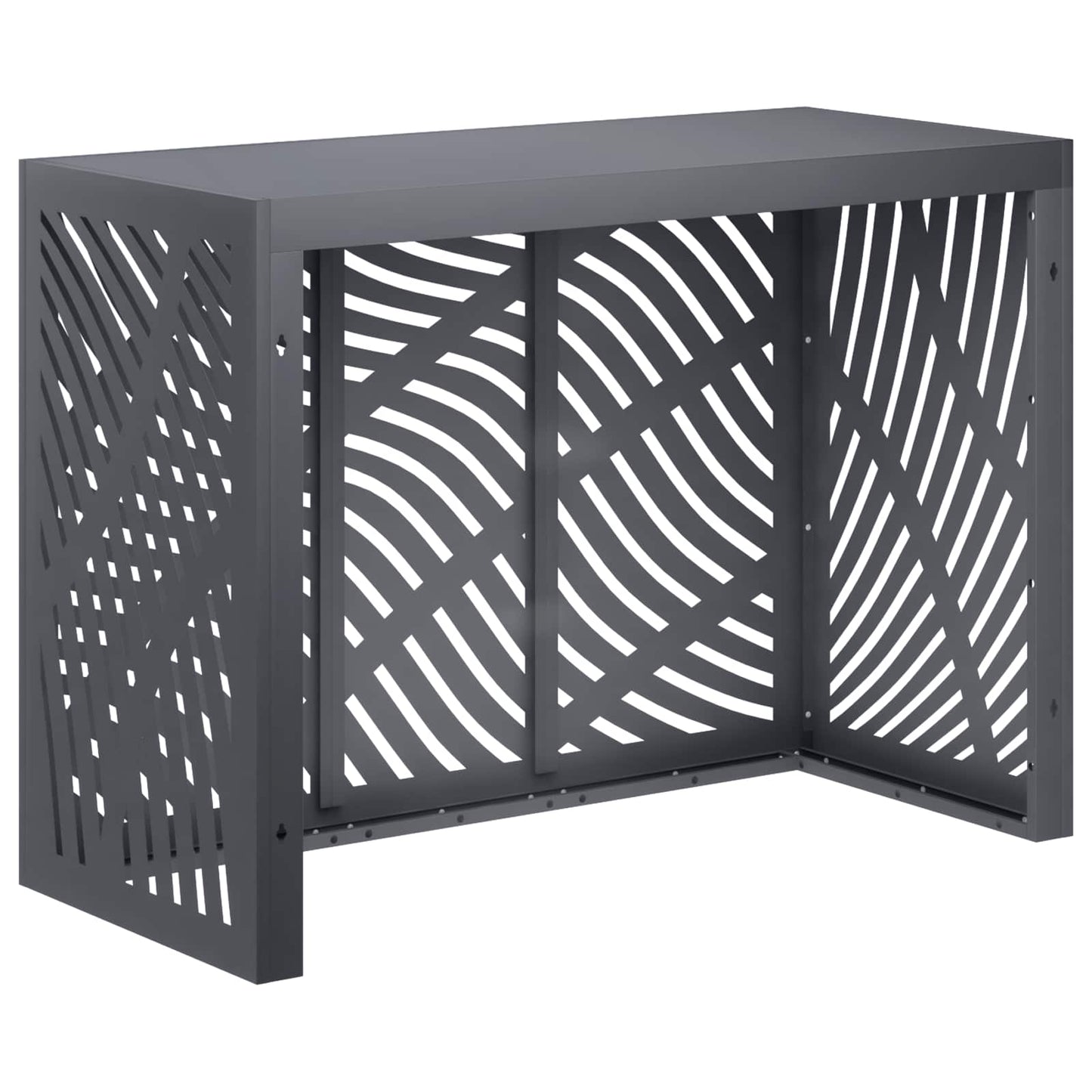 Air Conditioner Cover Anthracite 110 x 50 x 80 cm Steel