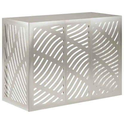 Air Conditioner Cover Silver 110 x 50 x 80 cm Stainless Steel