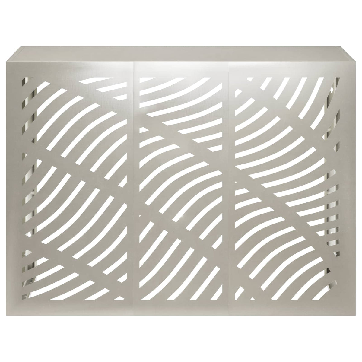 Air Conditioner Cover Silver 110 x 50 x 80 cm Stainless Steel