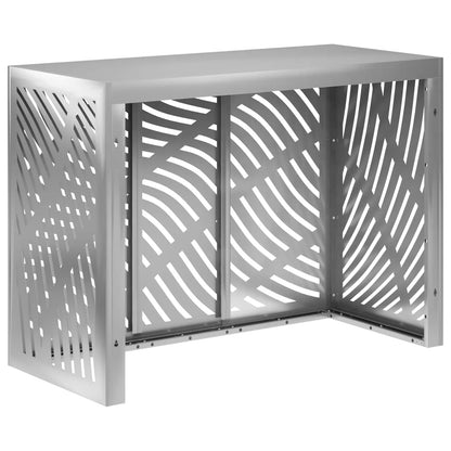 Air Conditioner Cover Silver 110 x 50 x 80 cm Galvanised Steel