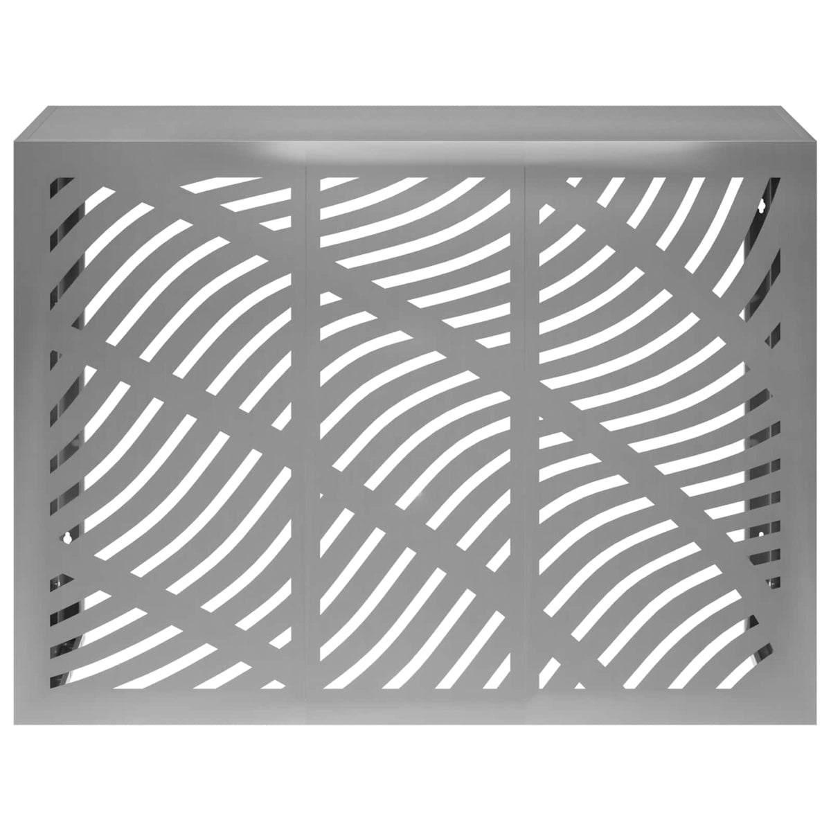 Air Conditioner Cover Silver 110 x 50 x 80 cm Galvanised Steel