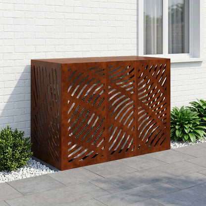 Air Conditioner Cover Rusty 110 x 50 x 80 cm Weathering Steel