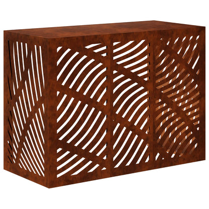 Air Conditioner Cover Rusty 110 x 50 x 80 cm Weathering Steel