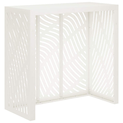 Air Conditioner Cover White 110 x 50 x 105 cm Steel