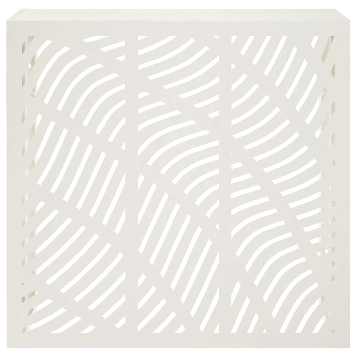 Air Conditioner Cover White 110 x 50 x 105 cm Steel