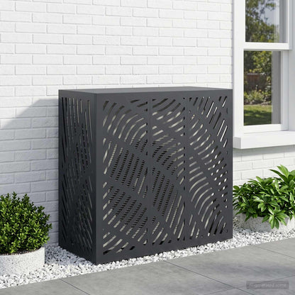 Air Conditioner Cover Anthracite 110 x 50 x 105 cm Steel